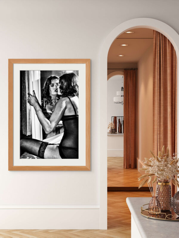 Woman enjoying herself at the mirror, Montenegro, 2012 - Image 2