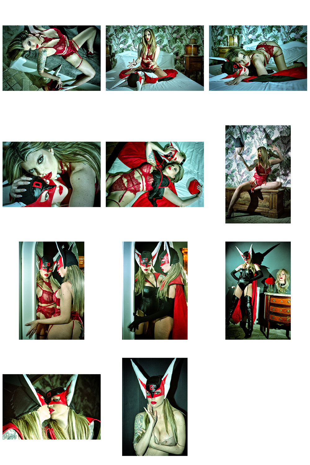 Doronjo, the whole series. Contact sheet